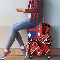 Aotearoa Iwi Ngapuhi Luggage Cover Tuhoronuku Kite United Tribes Flag Maori Pattern LT22 - Polynesian Pride