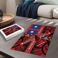 Aotearoa Iwi Ngapuhi Puzzle Tuhoronuku Kite United Tribes Flag Maori Pattern LT22 - Polynesian Pride
