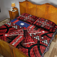 Aotearoa Iwi Ngapuhi Quilt Bed Set Tuhoronuku Kite United Tribes Flag Maori Pattern LT22 - Polynesian Pride