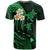 Custom Molokai Hawaii T Shirt Polynesian Tattoo and Pacific Plumeria Green Vibe LT9 - Polynesian Pride