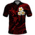 Custom Lanai Hawaii Polo Shirt Polynesian Tattoo and Pacific Plumeria Red Vibe LT9 Red - Polynesian Pride