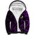 Personalised Kahoolawe Hawaii Sherpa Hoodie Polynesian Tattoo and Pacific Plumeria Purple Vibe LT9 Unisex Purple - Polynesian Pride