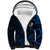 Hawaii Sherpa Hoodie Maui Islands Pacific Plumeria Blue Vibe LT9 Unisex Blue - Polynesian Pride