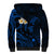 Hawaii Sherpa Hoodie Maui Islands Pacific Plumeria Blue Vibe LT9 - Polynesian Pride