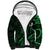 Hawaii Sherpa Hoodie Maui Islands Pacific Plumeria Green Vibe LT9 Unisex Green - Polynesian Pride