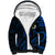 Hawaii Sherpa Hoodie Oahu Islands Pacific Plumeria Blue Vibe LT9 Unisex Blue - Polynesian Pride