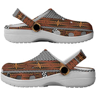 Malo e Lelei Tonga Clogs Shoes Tongan Ngatu Tapa Cloth - Polynesian Pride
