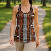 Malo e Lelei Tonga Hollow Tank Top Tongan Ngatu Tapa Cloth LT14 - Polynesian Pride