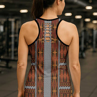Malo e Lelei Tonga Hollow Tank Top Tongan Ngatu Tapa Cloth LT14 - Polynesian Pride