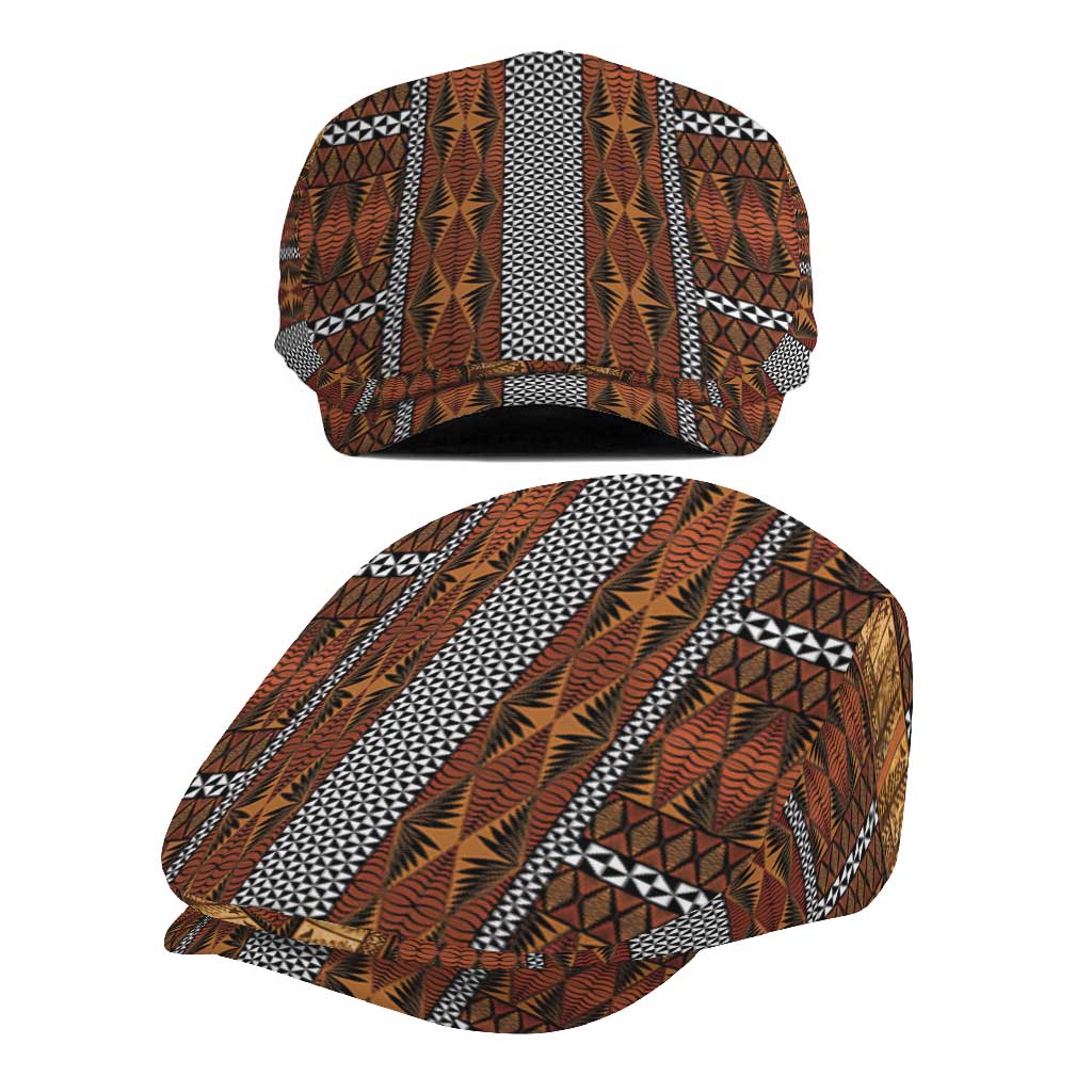 Malo e Lelei Tonga Jeff Hat Tongan Ngatu Tapa Cloth - Polynesian Pride
