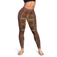 Malo e Lelei Tonga Leggings Tongan Ngatu Tapa Cloth - Polynesian Pride