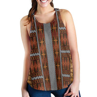 Malo e Lelei Tonga Women Racerback Tank Tongan Ngatu Tapa Cloth LT14 - Polynesian Pride
