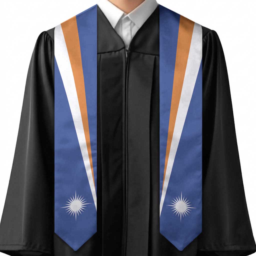 Marshall Islands Graduation Stole Flag Style LT05 - Polynesian Pride