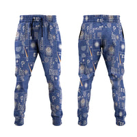 Marshall Islands Merry Christmas Jogger Pants Pacific Patchwork Xmas Vibes - Polynesian Pride