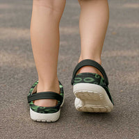 Matariki New Zealand Clogs Shoes Maori Pattern Green Galaxy - Polynesian Pride