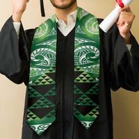 Matariki New Zealand Graduation Stole NZ Niho Taniwha Maori New Year Green Galaxy