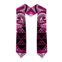 Matariki New Zealand Graduation Stole NZ Niho Taniwha Maori New Year Pink Galaxy LT14 - Polynesian Pride