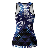 Matariki New Zealand Hollow Tank Top NZ Niho Taniwha Maori New Year Blue Galaxy