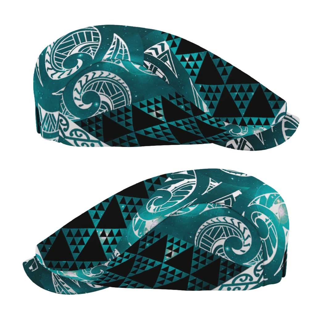 Matariki New Zealand Jeff Hat NZ Niho Taniwha Maori New Year Cyan Galaxy LT14 - Polynesian Pride