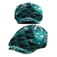 Matariki New Zealand Jeff Hat NZ Niho Taniwha Maori New Year Cyan Galaxy LT14 - Polynesian Pride