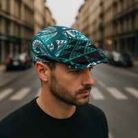 Matariki New Zealand Jeff Hat NZ Niho Taniwha Maori New Year Cyan Galaxy LT14 - Polynesian Pride