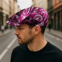 Matariki New Zealand Jeff Hat NZ Niho Taniwha Maori New Year Pink Galaxy LT14 - Polynesian Pride