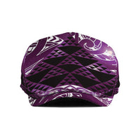 Matariki New Zealand Jeff Hat NZ Niho Taniwha Maori New Year Purple Galaxy LT14 Purple - Polynesian Pride