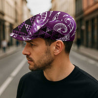Matariki New Zealand Jeff Hat NZ Niho Taniwha Maori New Year Purple Galaxy LT14 - Polynesian Pride
