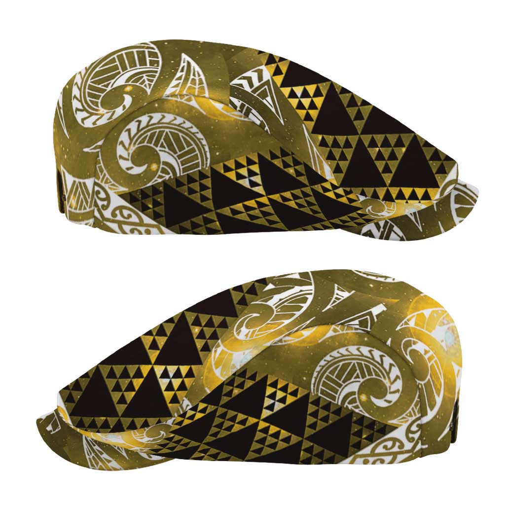 Matariki New Zealand Jeff Hat NZ Niho Taniwha Maori New Year Yellow Galaxy LT14 - Polynesian Pride