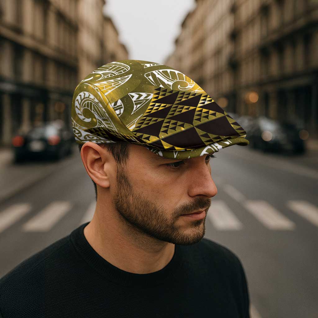 Matariki New Zealand Jeff Hat NZ Niho Taniwha Maori New Year Yellow Galaxy LT14 - Polynesian Pride