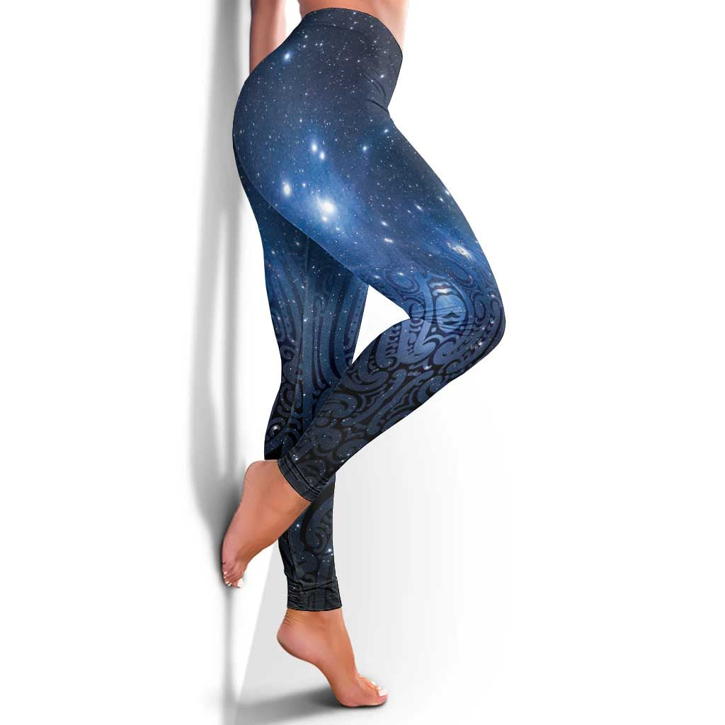 Matariki Te Tau Hou Māori Leggings New Zealand Starry Sky LT7