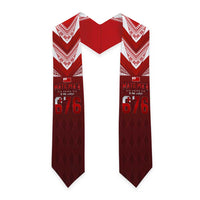 Mate Ma'a Tonga Rugby Graduation Stole Six Seven Six to The World LT03 - Polynesian Pride