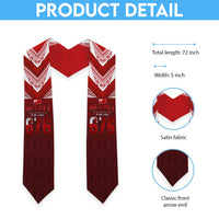 Mate Ma'a Tonga Rugby Graduation Stole Six Seven Six to The World LT03 - Polynesian Pride
