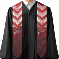 Mate Ma'a Tonga Rugby Graduation Stole Six Seven Six to The World LT03 - Polynesian Pride