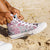 Mele Kalikimaka Hawaii Christmas High Top Shoes Akala Seamless Floral Motif - Polynesian Pride