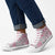 Mele Kalikimaka Hawaii Christmas High Top Shoes Akala Seamless Floral Motif - Polynesian Pride