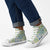 Mele Kalikimaka Hawaii Christmas High Top Shoes Omaomao Seamless Floral Motif - Polynesian Pride