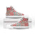 Mele Kalikimaka Hawaii Christmas High Top Shoes Ulaula Seamless Floral Motif - Polynesian Pride