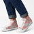 Mele Kalikimaka Hawaii Christmas High Top Shoes Ulaula Seamless Floral Motif - Polynesian Pride
