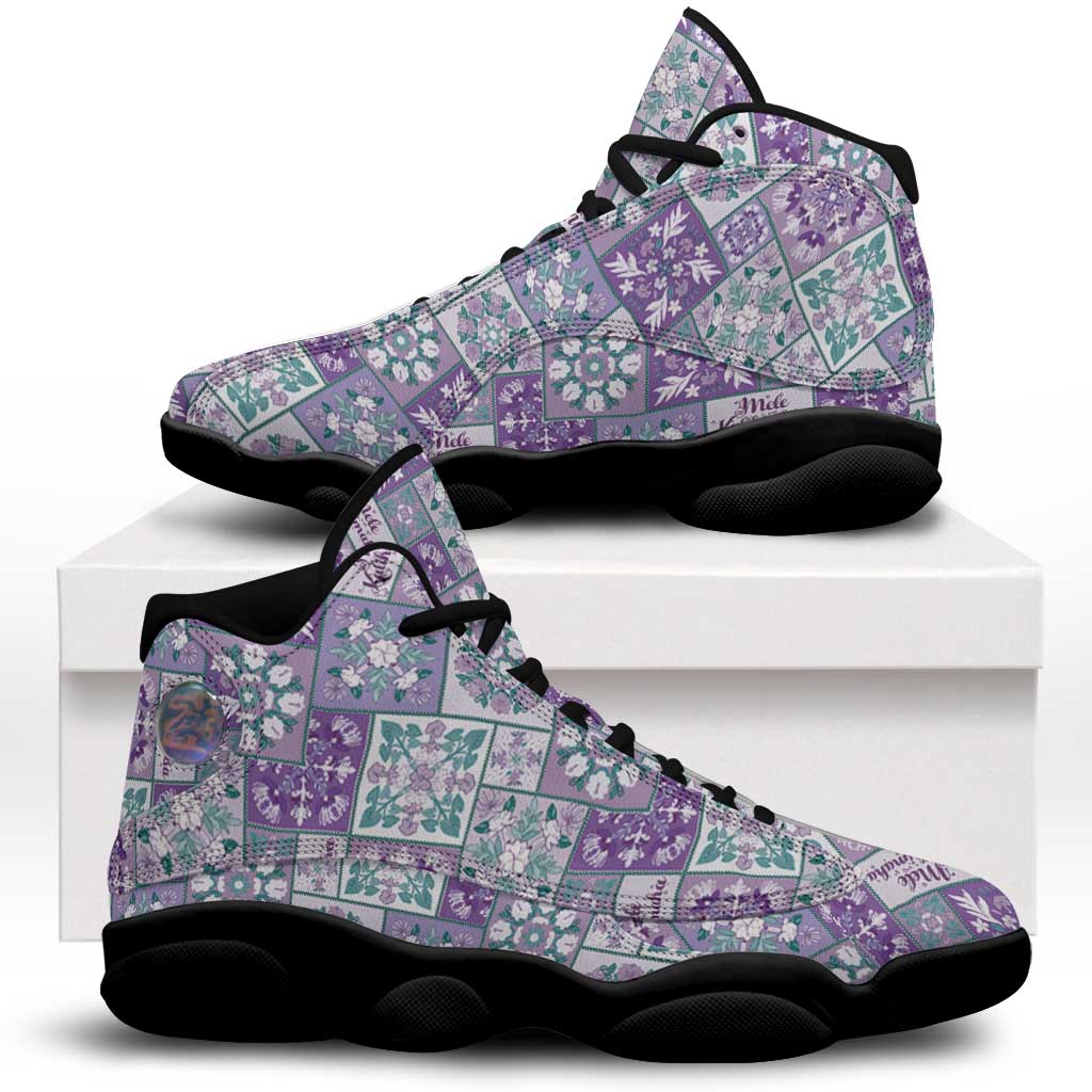 Mele Kalikimaka Hawaii Christmas Sneakers J13 Poni Seamless Floral Motif - Polynesian Pride