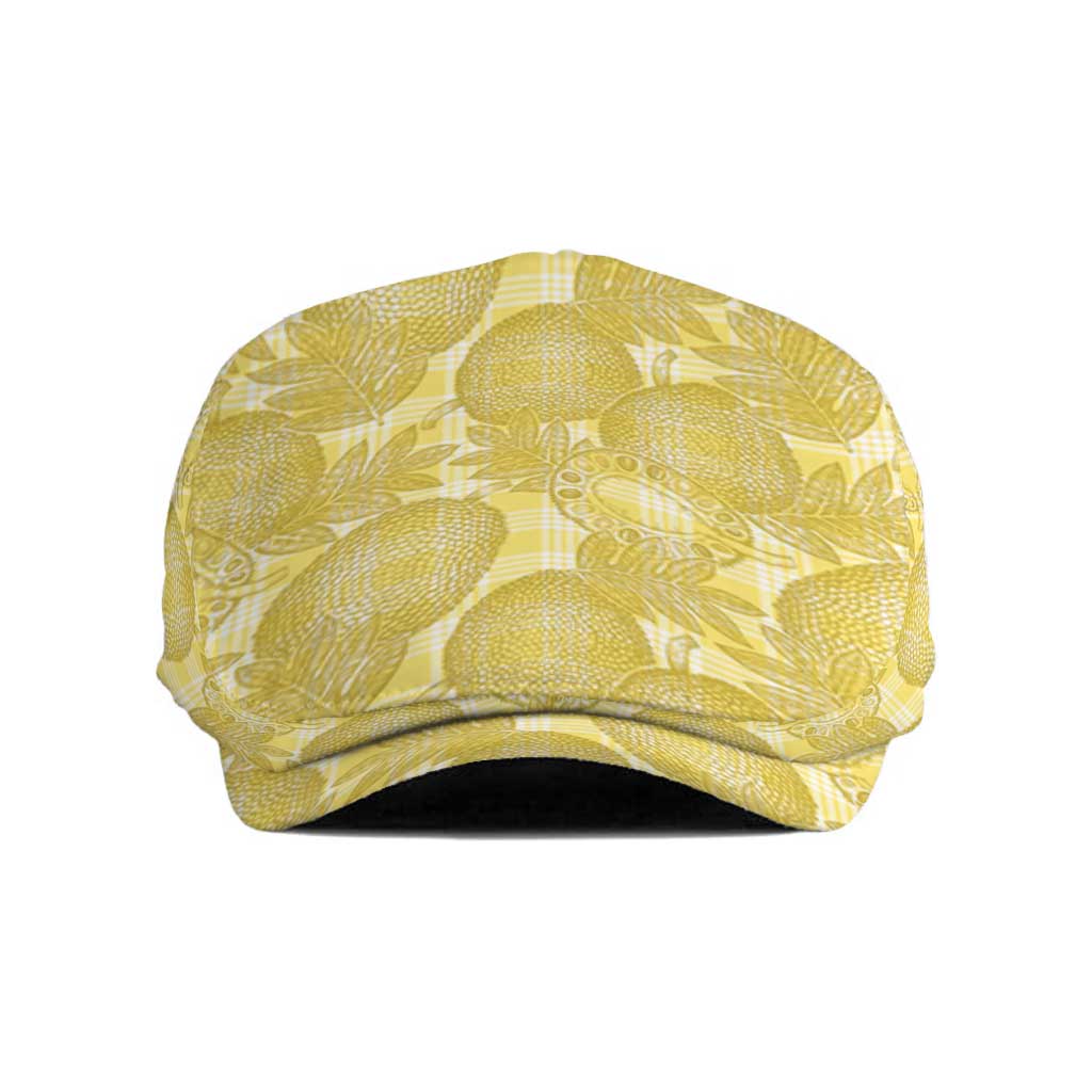 Melemele Hawaii Breadfruit Palaka Motifs Jeff Hat LT14 Yellow - Polynesian Pride