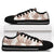 Mocha Mousse Aloha Hawaii Low Top Shoes Monstera Hibiscus Plumeria Seamless Vibes - Polynesian Pride