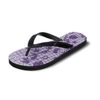 Mokihana Maile Ilima Leis Paniolo Palaka Flip Flops Hawaiian Poni Spirit - Polynesian Pride