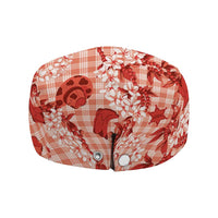 Mokihana Maile Ilima Leis Paniolo Palaka Jeff Hat Hawaiian Ulaula Spirit - Polynesian Pride