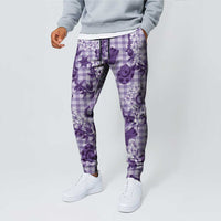 Mokihana Maile Ilima Leis Paniolo Palaka Jogger Pants Hawaiian Poni Spirit - Polynesian Pride