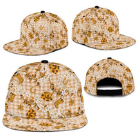 Mokihana Maile Ilima Leis Paniolo Palaka Snapback Cap Hawaiian Kula Spirit - Polynesian Pride