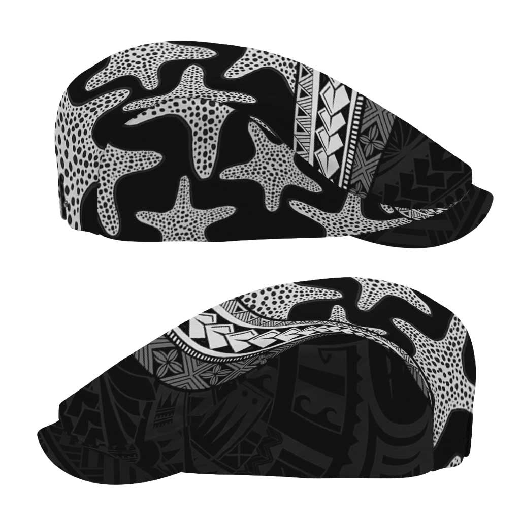 Monotone Polynesian Starfish Unique Pattern Jeff Hat LT01 - Polynesian Pride