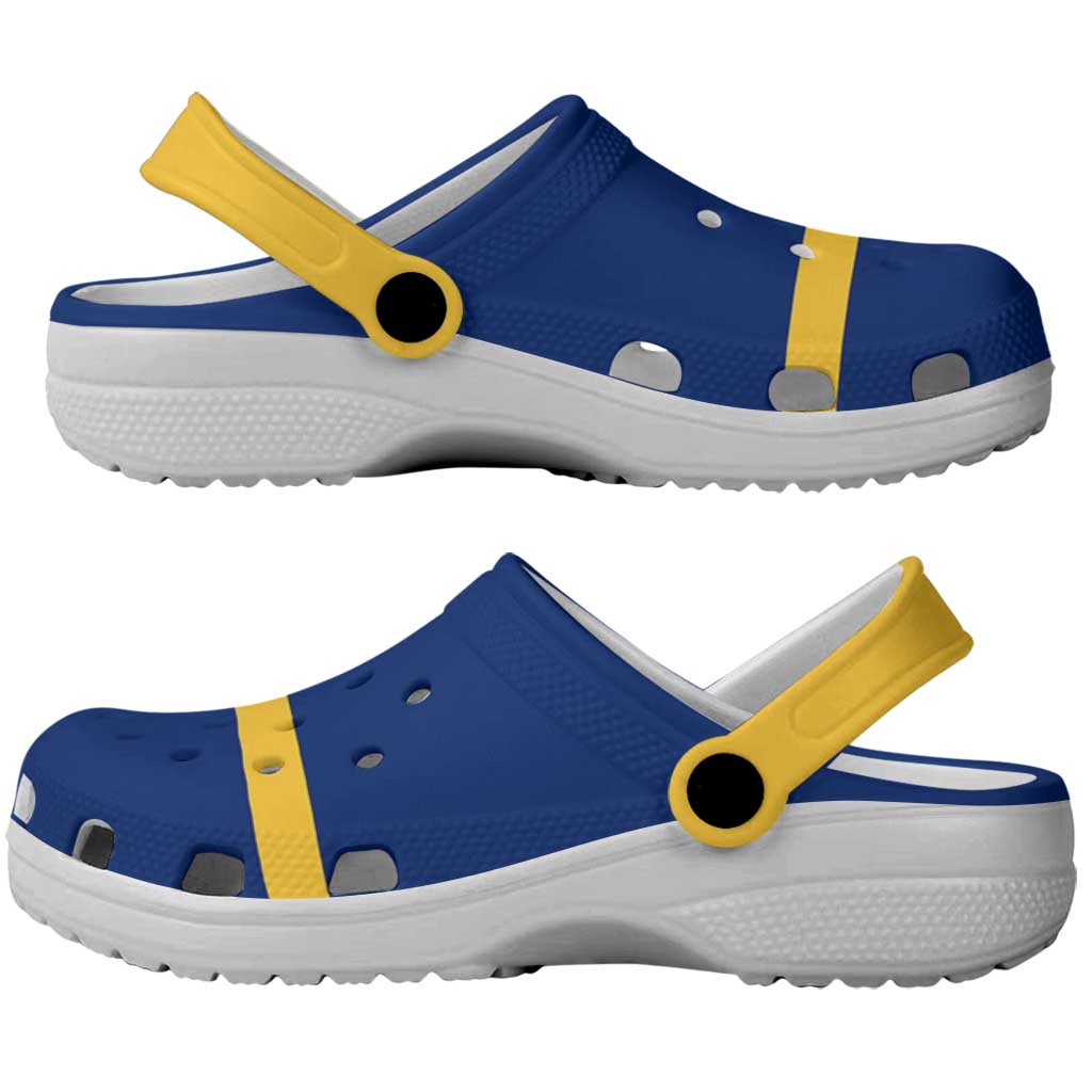 Nauru Clogs Shoes Heritage Palette Flag-Inspired - Polynesian Pride