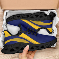 Nauru Clunky Sneakers Flag-Inspired Curve Style