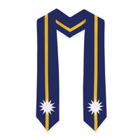 Nauru Graduation Stole Flag Style LT05 - Polynesian Pride